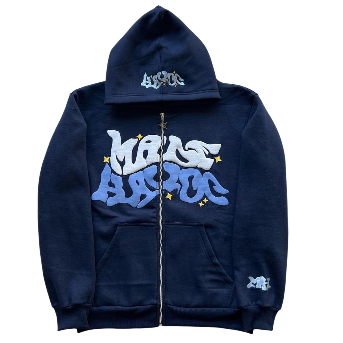 Blue Mave Zip Hoodie