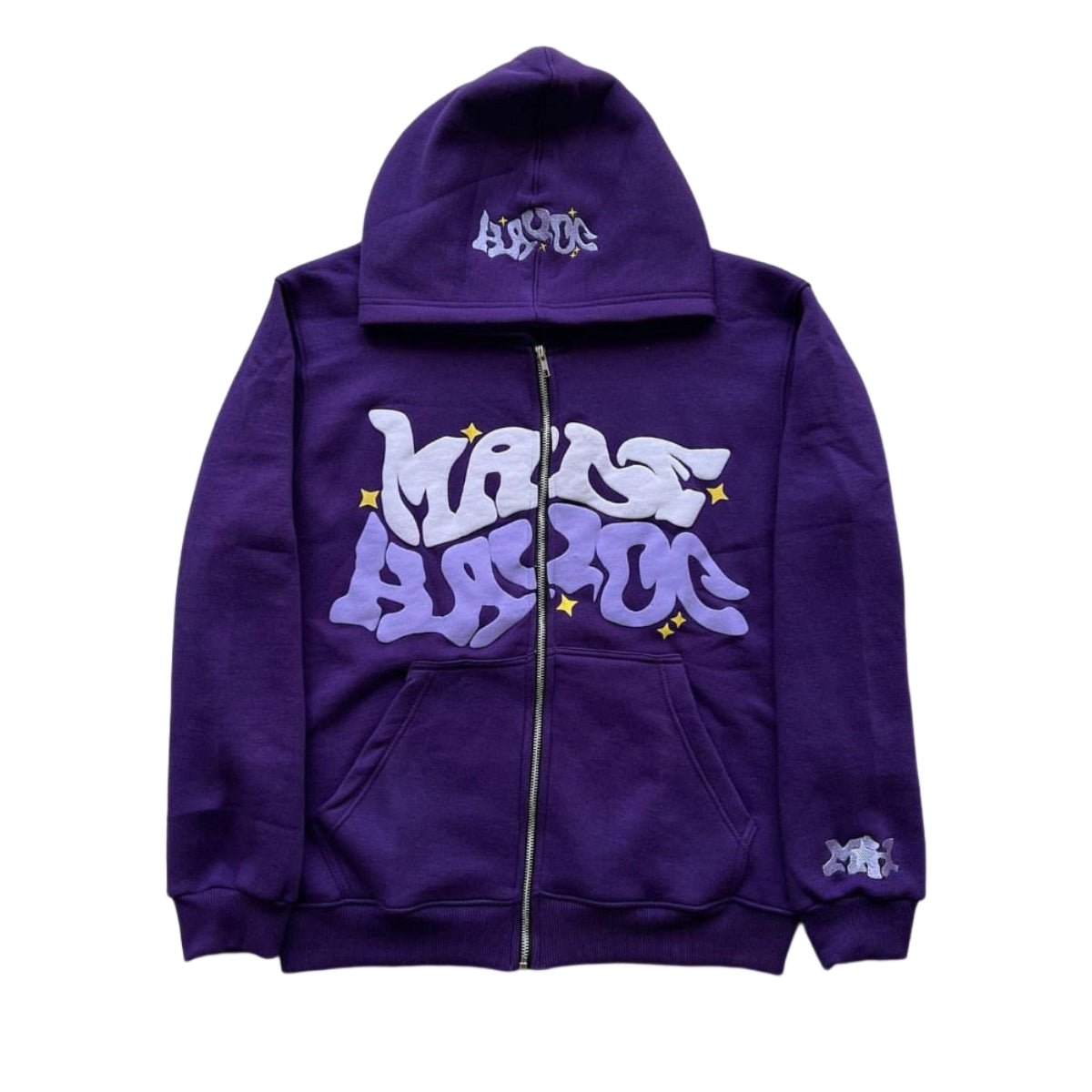 Purple Mave Zip Hoodie