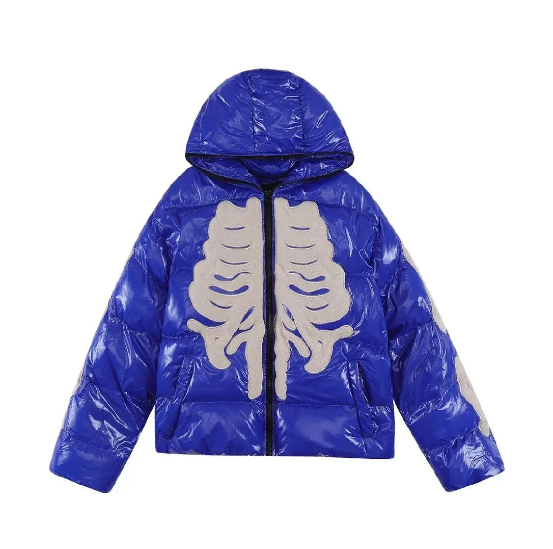 Skeleton Puffer Jacke