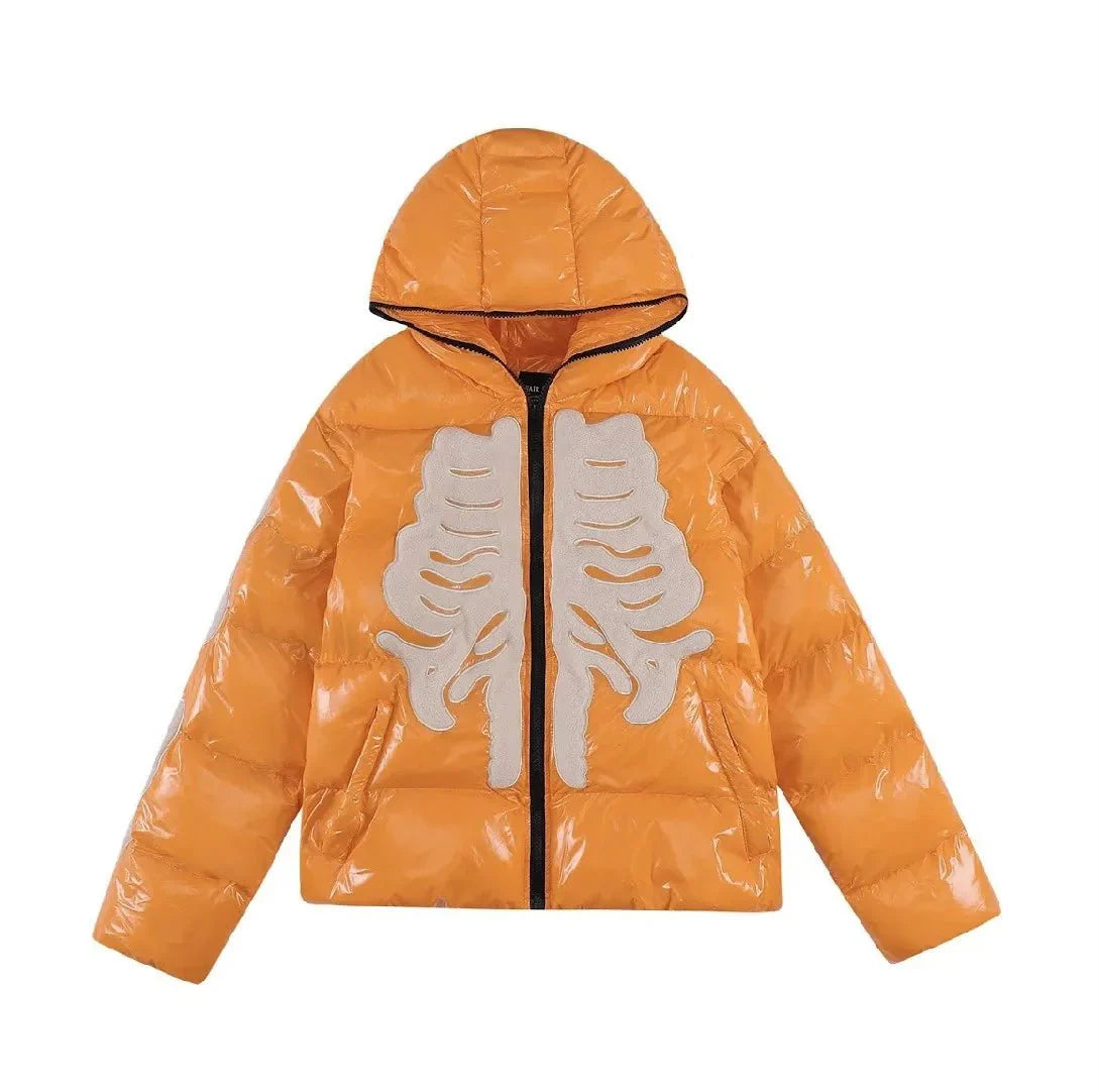 Skeleton Puffer Jacke