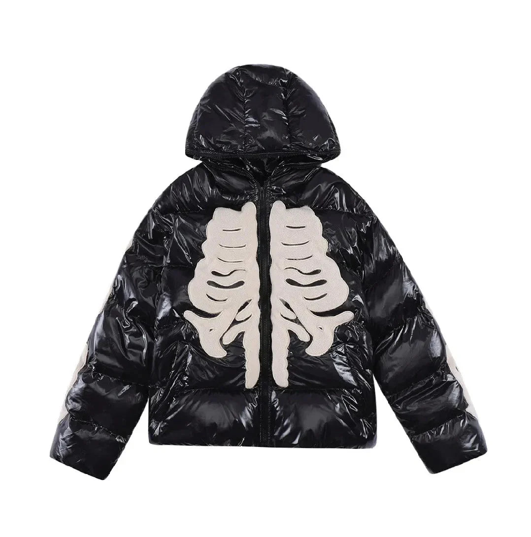 Skeleton Puffer Jacke